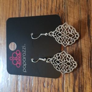 Paparazzi Silver Colored Earrings